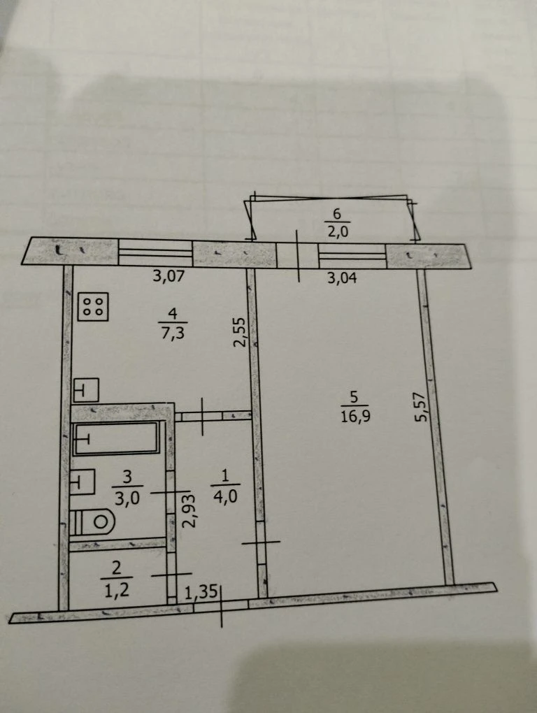 Продаж 1к квартири
