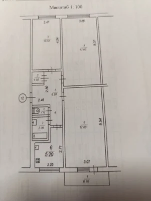 Продаж 3-кімнатної квартири в м.Павлоград