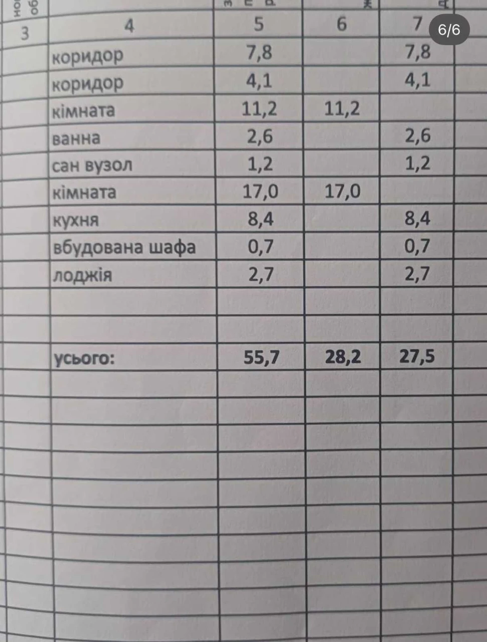 2-room apartment 55.7 sq m with individual heating | Sine