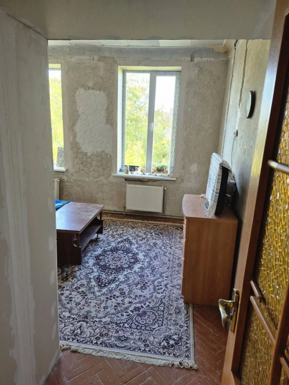 3-bedroom apartment with heating