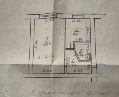Продаж 1 кім квартири