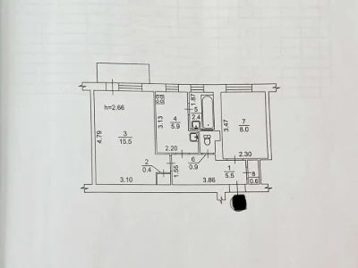 Apartment. Kyiv, Tsitadelna St.