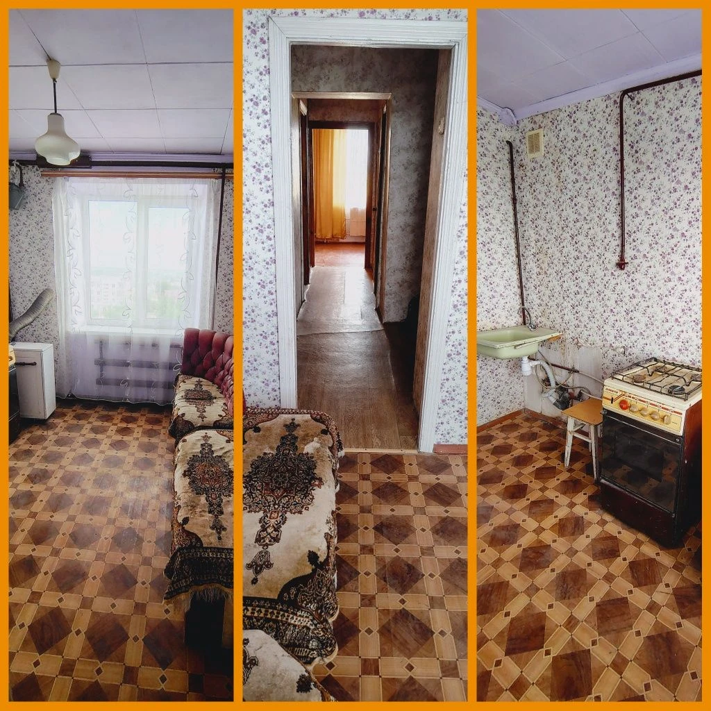 В м. Коростишів продається 3 кімнатна простора квартира