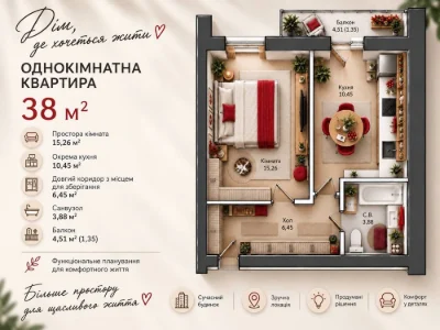 Квартира в новобудові