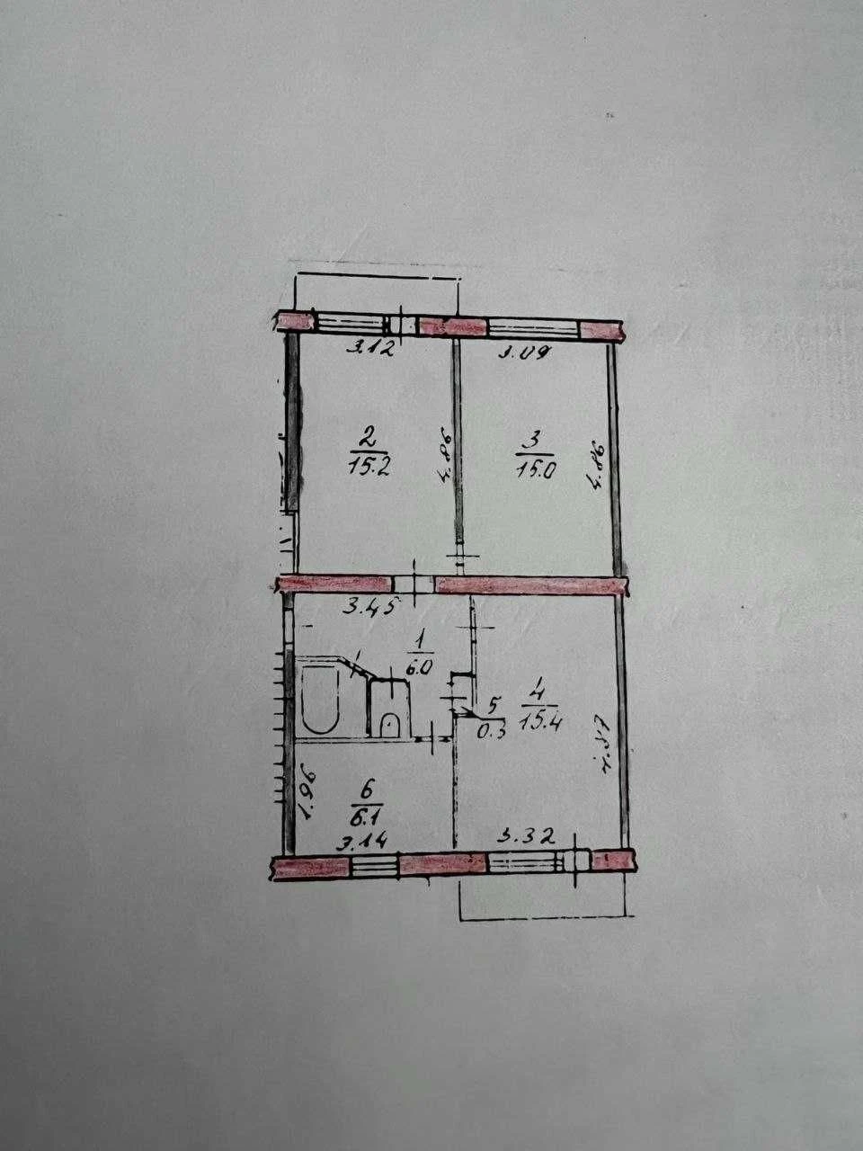 Продаж 3-кімнатної квартири на вул. Огієнка