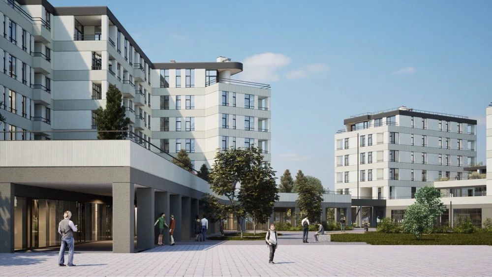 2-кімнатна квартира з терасою 9м² в Central Park | кухня-віт