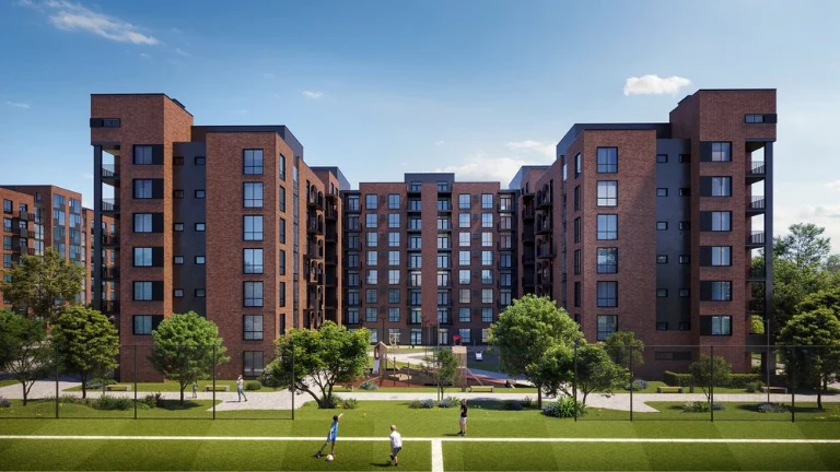 One-bedroom apartment for sale in the Royal Town 2 residential complex in Mukas