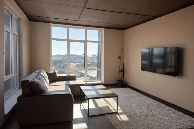 Two-level apartment / penthouse with panoramic windows