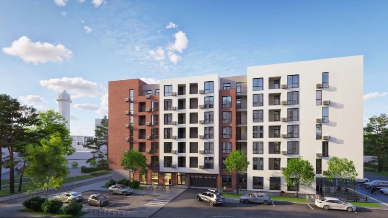 Spacious two-bedroom apartment in the Central City residential complex
