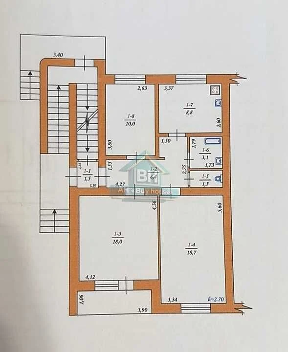 Продаж квартири з гаражем в Сваляві