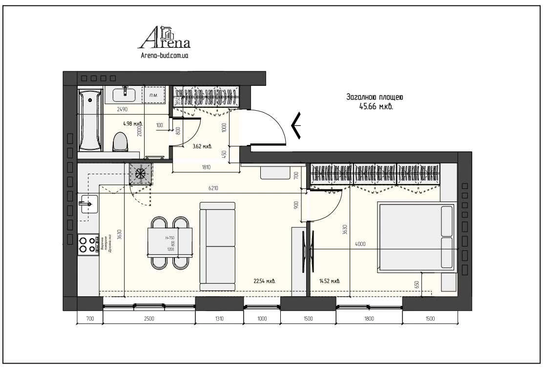Sale of a new building. "ARENA HILLS" residential complex on the slopes of the mountains, Svalyava.