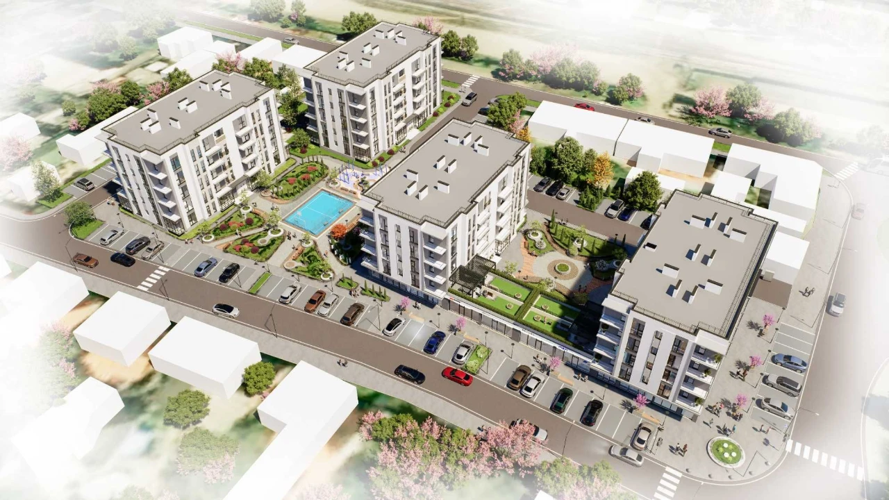 Two-bedroom apartment 60 sq m in new building "MISTO"