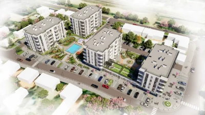 Two-bedroom apartment 60 sq m in new building "MISTO"