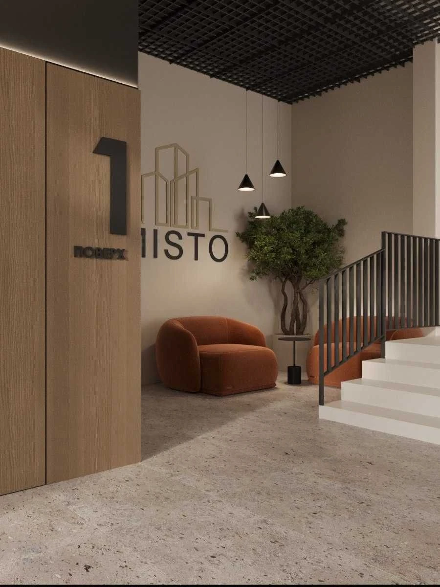 Two-bedroom apartment 60 sq m in new building "MISTO"