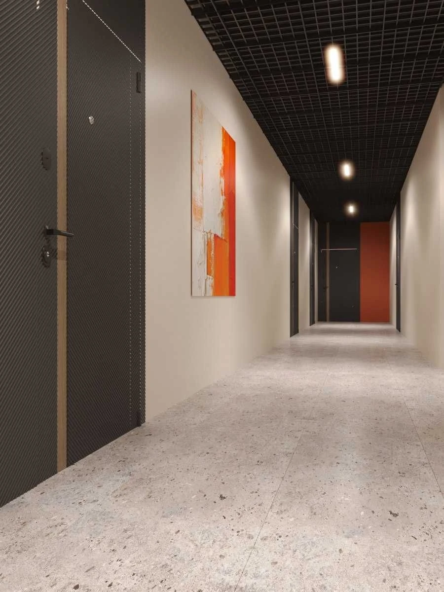 Two-bedroom apartment 55 sq m with a balcony in new development "MISTO"