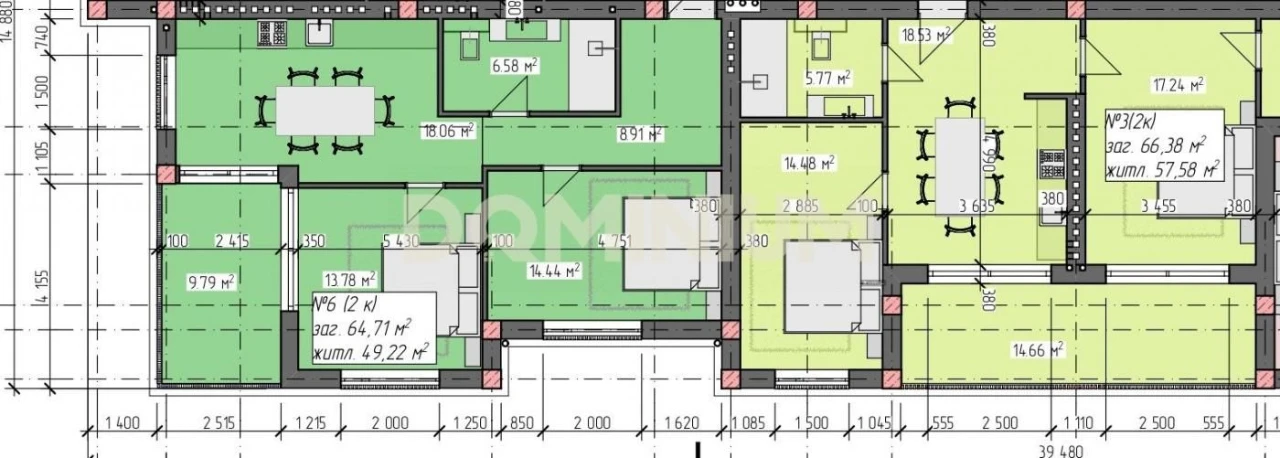 Penthouse for sale in a new building in the city of Uzhok