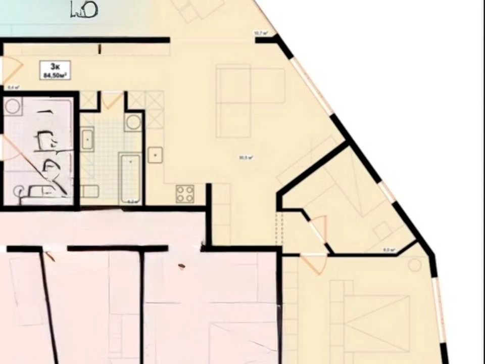 Apartment. Gorodenka, Volodymyr Veliky Street