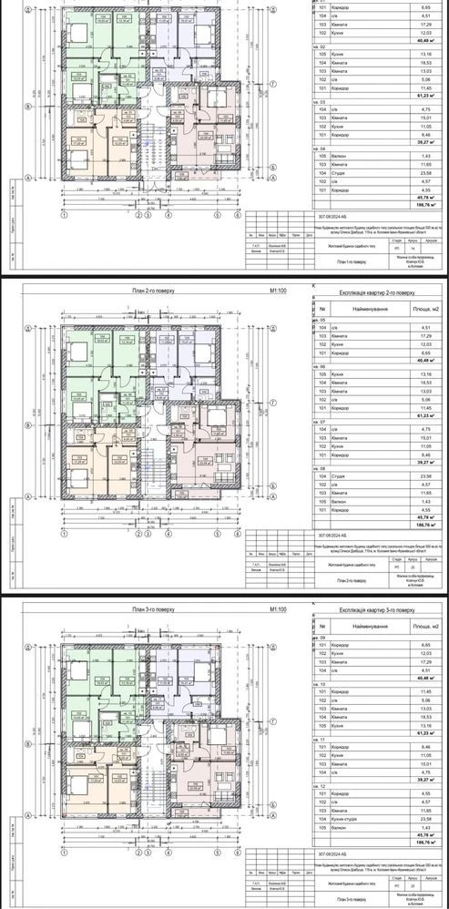 Sale of 1-bedroom apartments from 37-60 sq.m. in Kolomyia