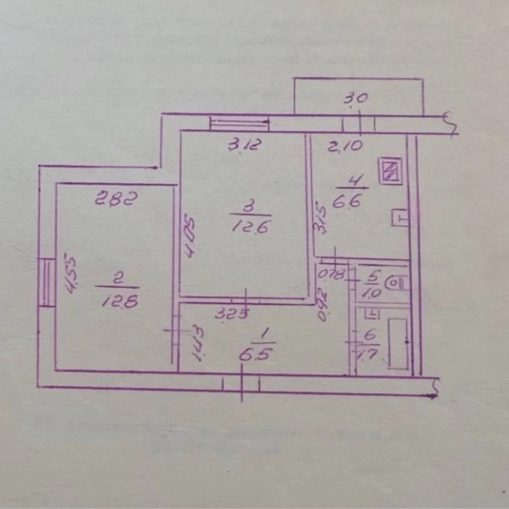 Sale of a two-bedroom apartment in the city of Tysmenytsia