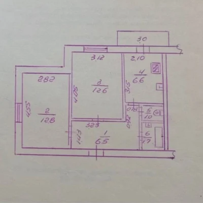 Sale of a two-bedroom apartment in the city of Tysmenytsia