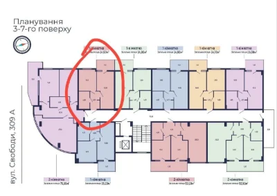 Продам 1к квартиру в ЖК Скеля