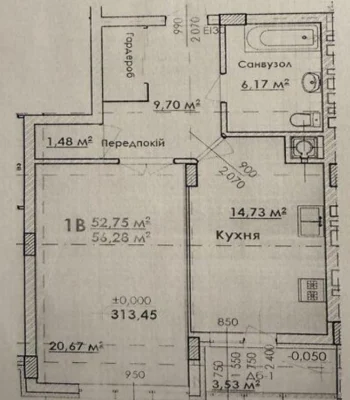 Продажа 1-к, ЖК Подсолнечник, Величковского, 57/21/36м2, 6549