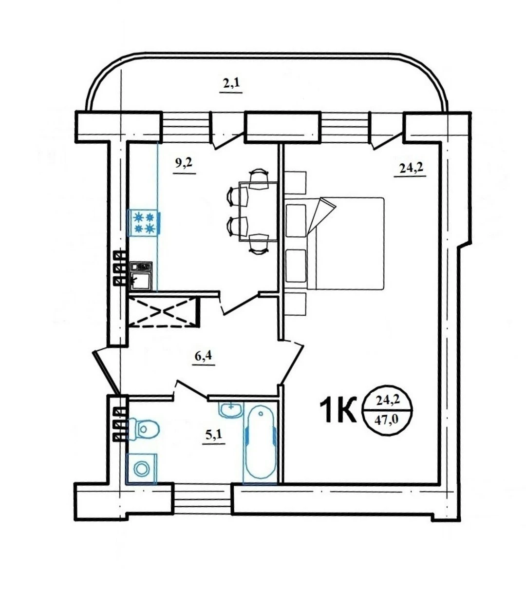 Продам 1 кім. квартиру Таращанський м-в