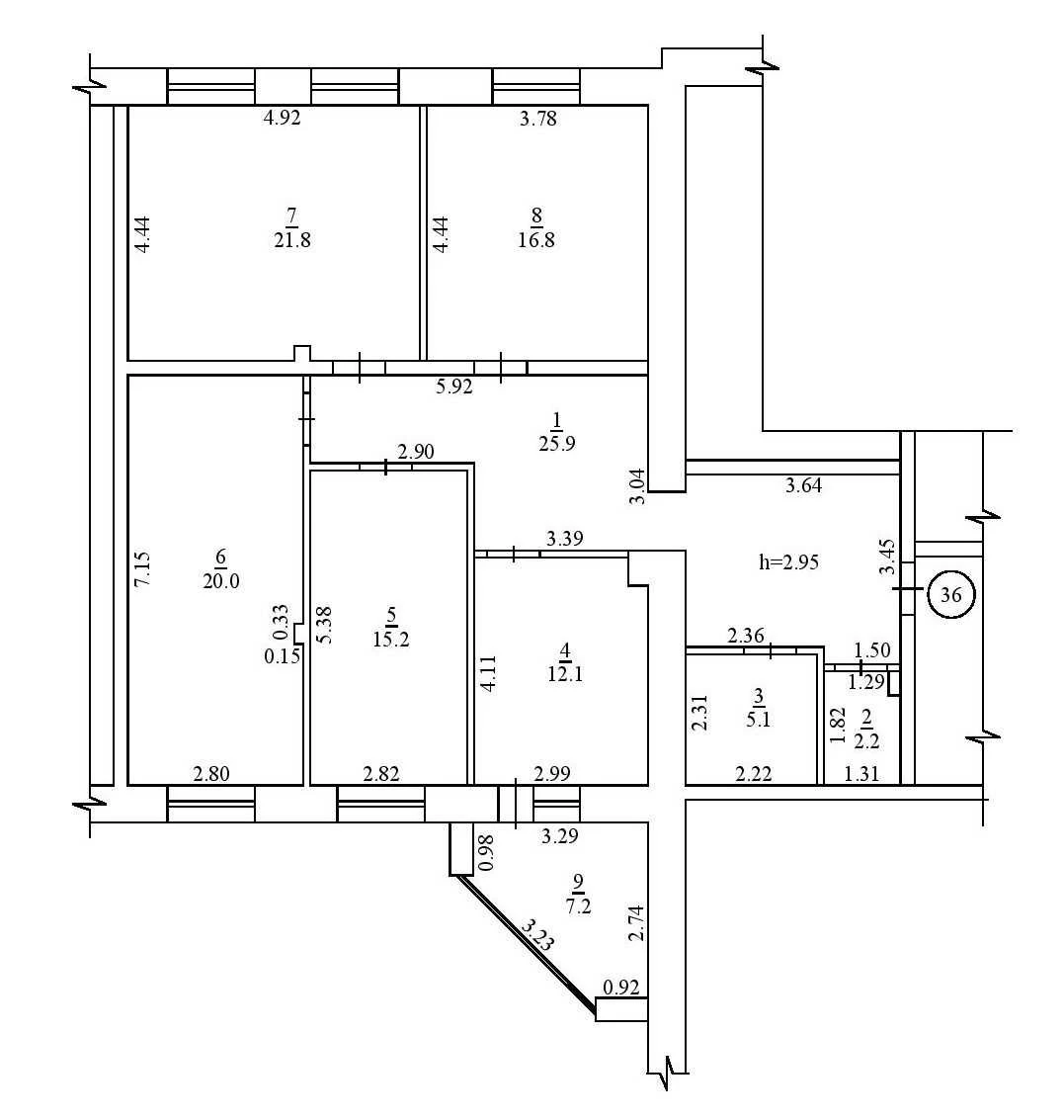 Продається 4-кімнатна квартира, вул. Гайок 224Б, Біла Церква
