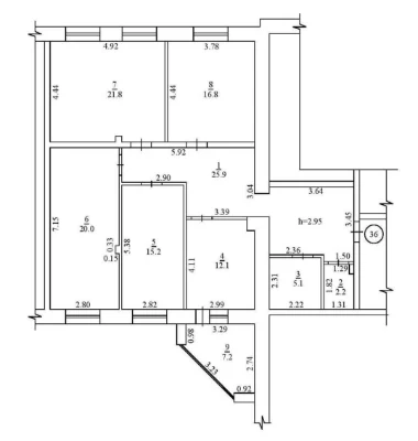 Продається 4-кімнатна квартира, вул. Гайок 224Б, Біла Церква