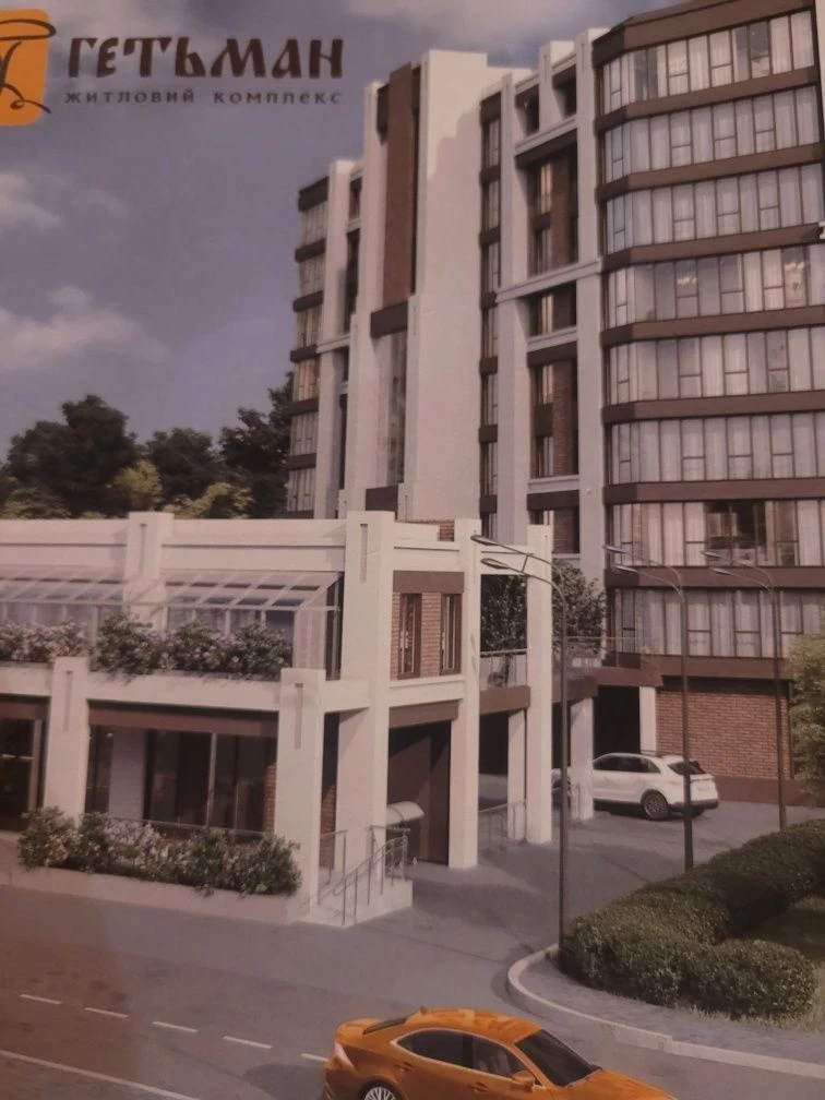 One-bedroom apartment for sale in a new building. Center