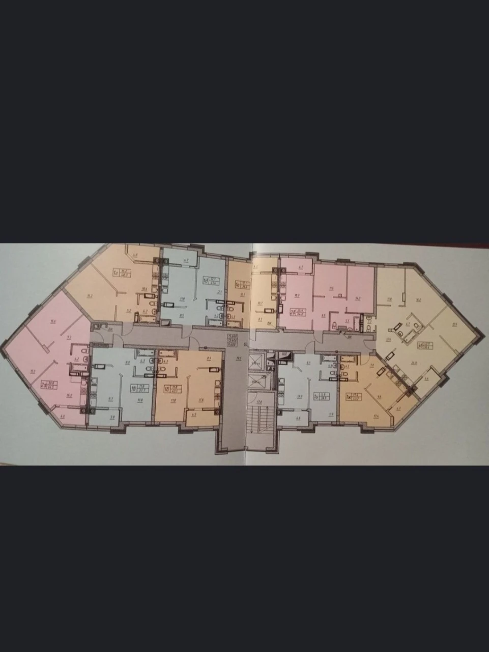 One-bedroom apartment for sale in a new building. Center