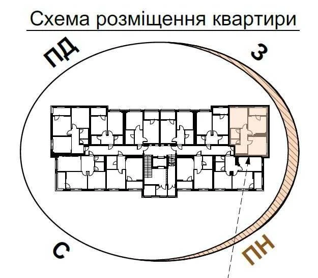 Продаж 2-кімнатної квартири, новобудова ЖК TWINS RESIDENCE Б