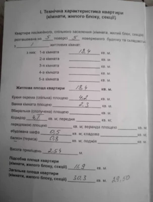 Sale of a 1-bedroom apartment in Boguslav (Volozhnost Street)