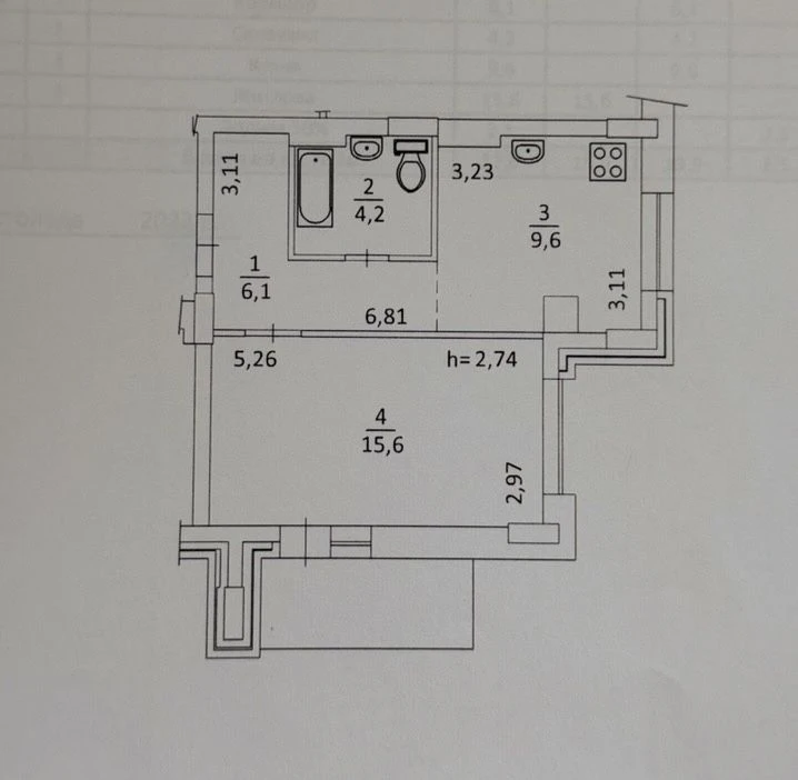 Продажа квартиры в 1 комнате, ЖК Левада, 7 этаж