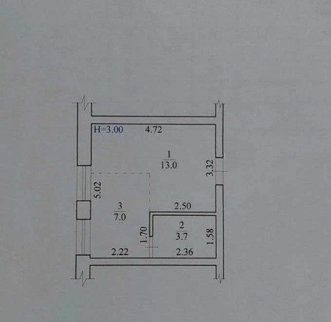 One-bedroom apartment for sale in the "King-Kong" residential complex