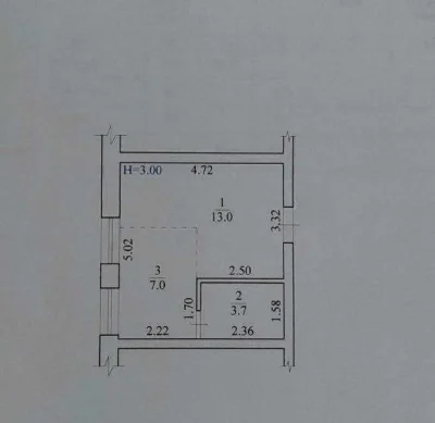 One-bedroom apartment for sale in the "King-Kong" residential complex