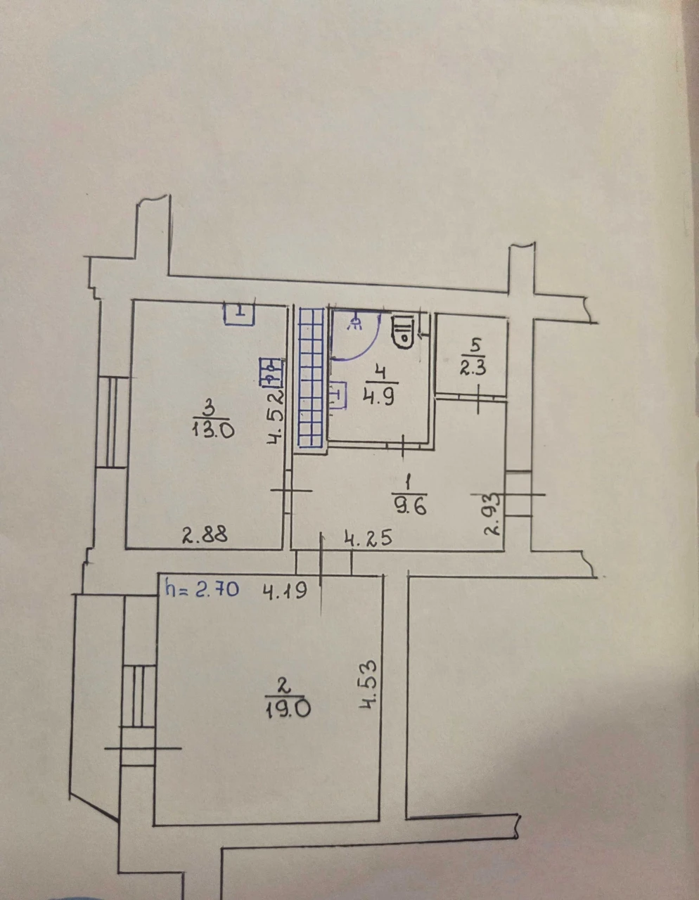 Продаж 1-к квартири,Баталіна 2А, ГАЗ,  без комісії