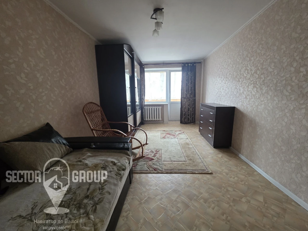 43.5 кв.м. в самому центрі міста з ремонтом.