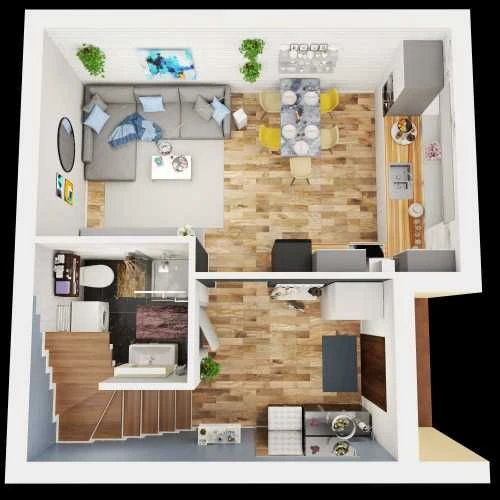 Sale of 2-room apartment, townhouse in Palaris, Borispil