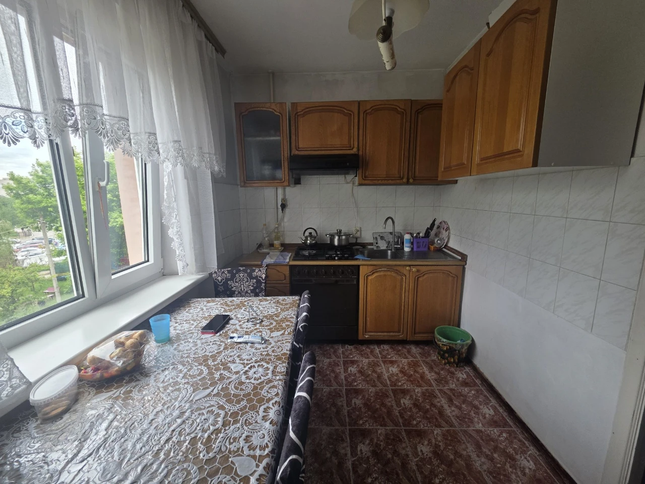Corner, enclosed area.