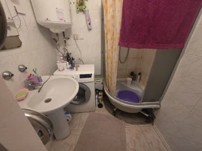 Corner, enclosed area.