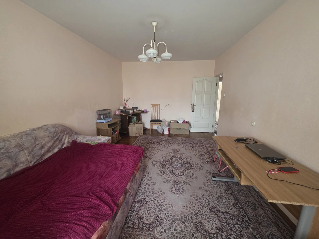 Corner, enclosed area.