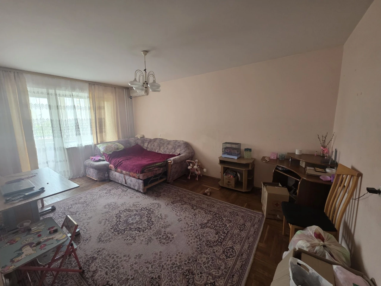 Corner, enclosed area.