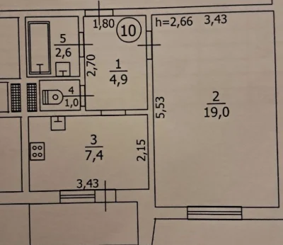 Apartment for sale, Yasna 7
