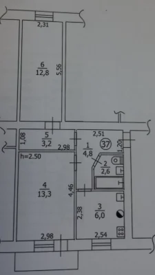 Продаж 2-кімнатна квартира, вул. Соборна 4, м. Бориспіль