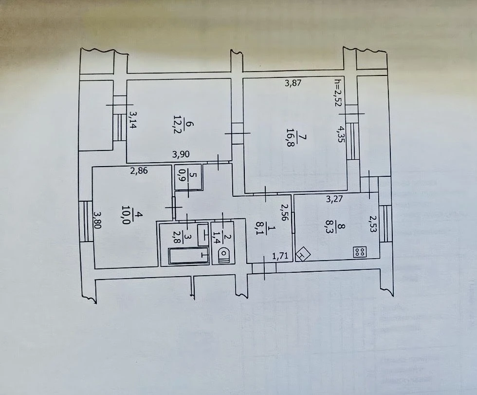 Продаж 3-х кв вул.ЕВРОПЕЙСЬКА   Центр міста  2-поверх БЕЗ КО
