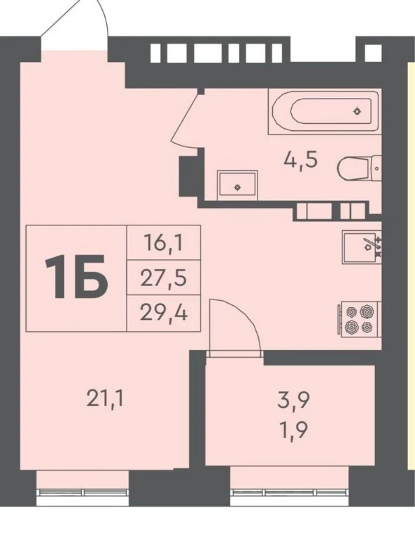 Lowest Price‼️ 30 sq m apartment in ЖК Скандія | 5th floor