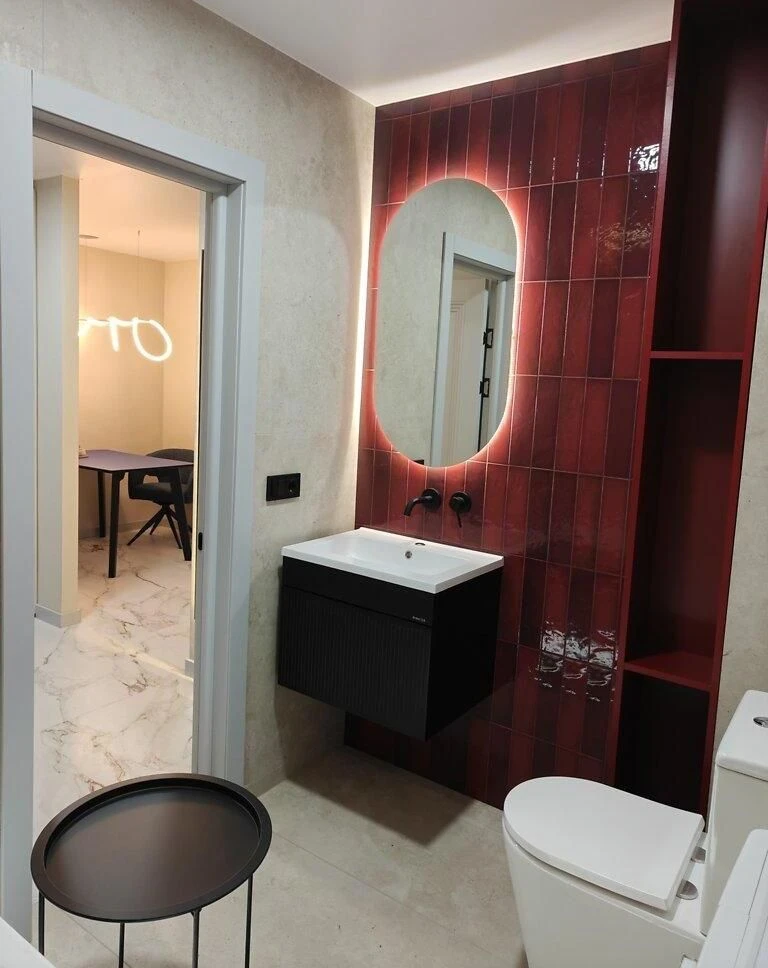 Sale of 2-room apartment with renovation in the Atlant residential complex in Brova.