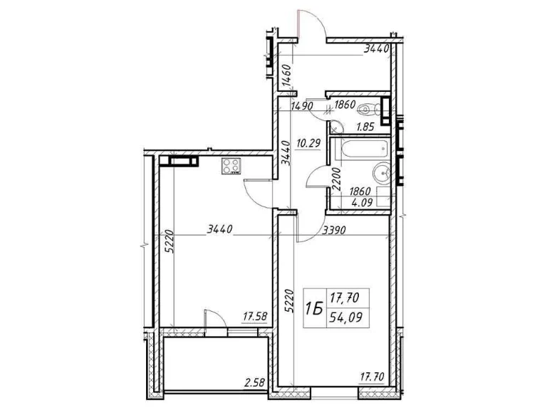 Brovary CENTER! Kyiv Street, near McDonald's and MarkMall! 1-bedroom apartment