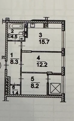 Продаж 2к (євро 3к)  квартири ‼️ Бровари 5 поверх ‼️ єОселя